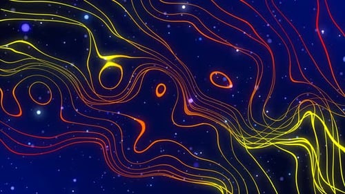 Bewegungsgrafik-Hintergrund Leuchtende Partikelanimation Verlaufs