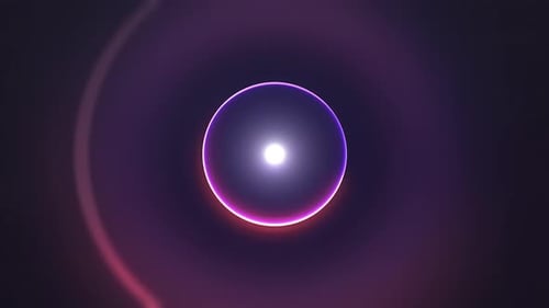 Futuristic Glowing Orb Light Reveal