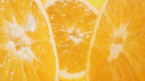Closeup de Laranjas Frescas Macro Tiro de Frutas Exóticas