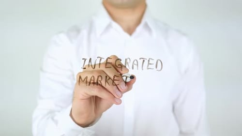 Writing Integrated Marketing on Glass