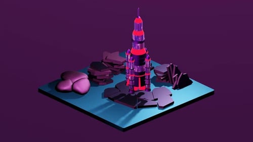 Satellite rotates on the moon