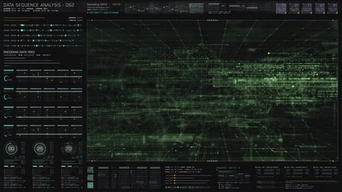 Data Sequence Simulation HUD 04