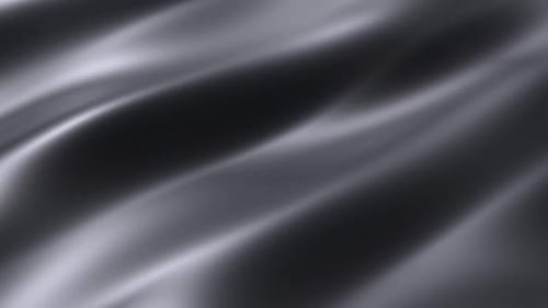 Abstract Flowing Dark Grey Fabric Background Motion