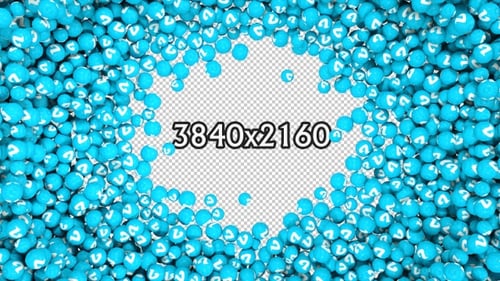 Blue Spheres Reveal Transition