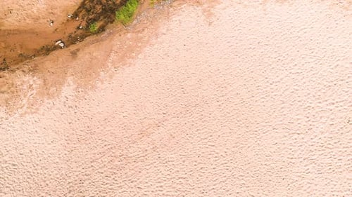 Wexford, Ireland - Aerial view of Ballymoney beach