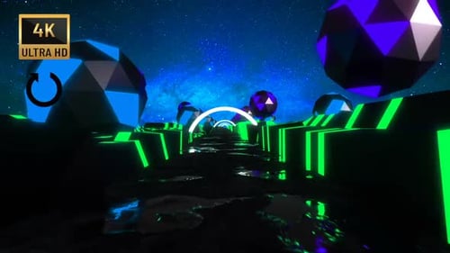 4K - Mars-Todesstraße Vj Loop II