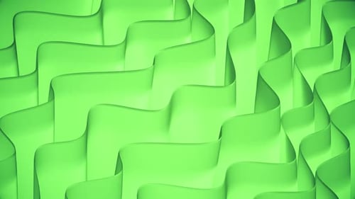 Abstract Wavy Green Background