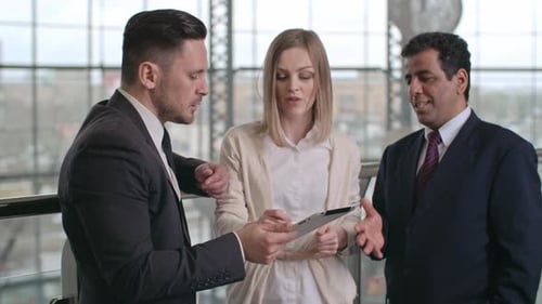 Business people Using Modern Gadget