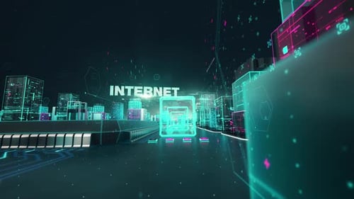 Marketing de référence avec concept de technologie numérique