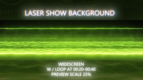 Lime Green Energy Fireld Particles Background