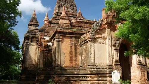 Tilt from a Pagoda in Bagan, Myanmar