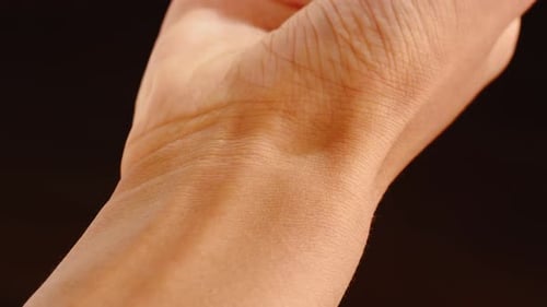 Detailed Close Up of Human Wrist Anatomy