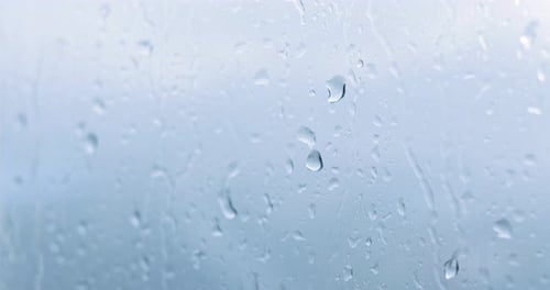 Rain drops on window
