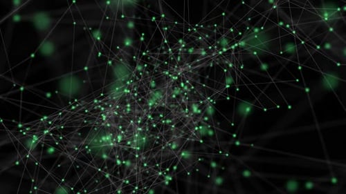 Fond Plexus Vert - 1920 x 1080, 30 ips, Loop