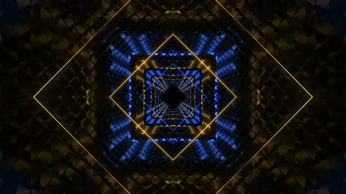 Abstract Lights Tunnel Loop