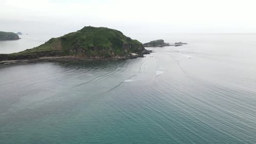 Aerial view beach