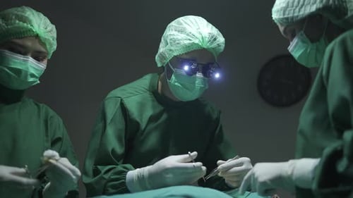 surgeon doctor team working surgical health care in hospital operation room, disease medicine health