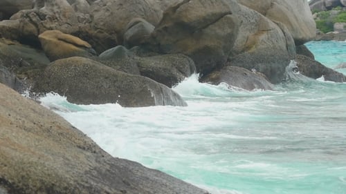 Turquoise Rolling Wave