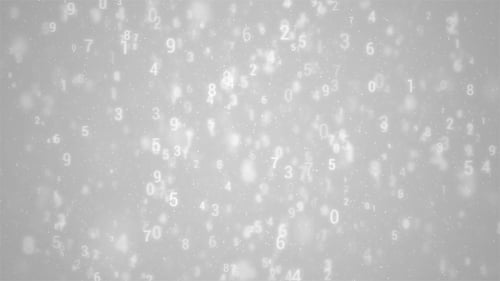 Digitales HD-Display mit weißer Matrix