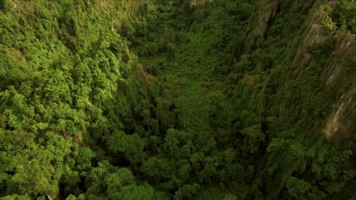 Aerial Limestone Mountain Karst 06