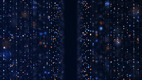 Futuristischer 4K-Data-Hintergrund - Loopable