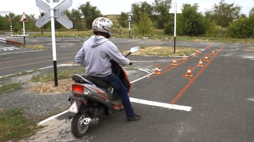 Motorcycle Driving Test