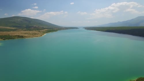 Aerial View Of Perucko Lake