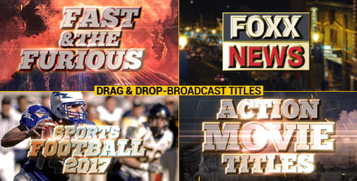 Broadcast-Titelpaket