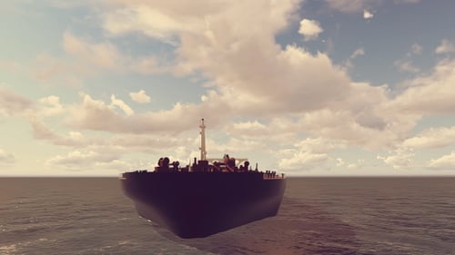 Oil Tanker Animation
