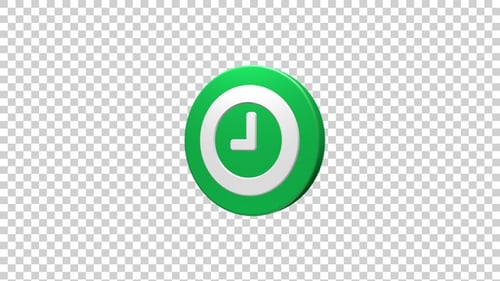 Time Icon Rotating