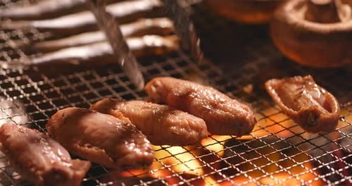 Essen am Barbecue Fire