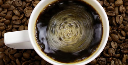 Fresh Coffee with Coffee Beans