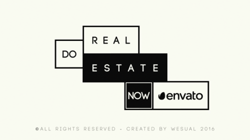Minimal Modern Typography Title Kit with Geometric Transitions