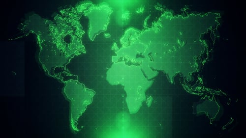 4K grüne Karten-Hintergrund