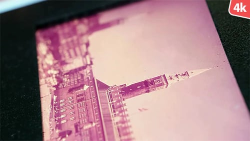 Filme de slides retrô antigo 626