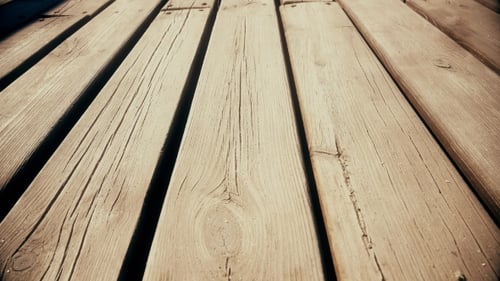 Abandoned Wooden Bridge