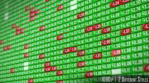 Stock Market Indicator Board - Positive