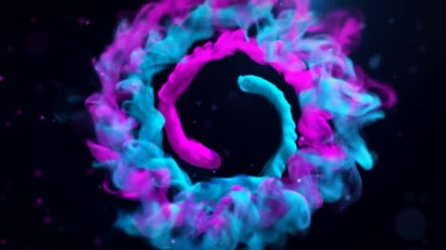 Swirling Smoke Logo Reveal