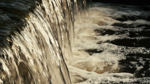 Flowing River Water