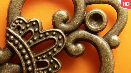 Decorated Old Key 0724