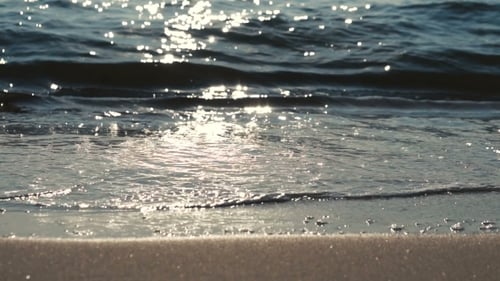Sun Reflection On Sea Surface