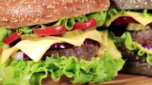 Close Up of Delicious Burgers