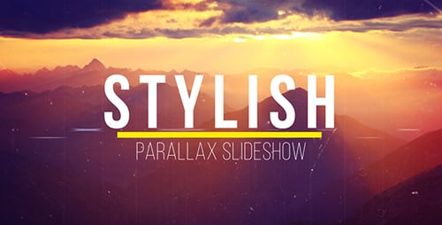 Stilvolle Parallax-Diashow