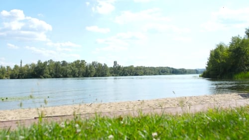 View Over The River. Surface Water