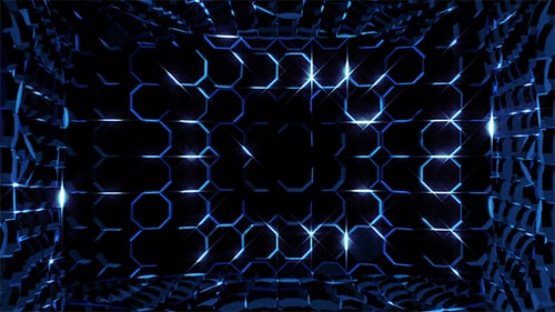 Electric Neon Octagons