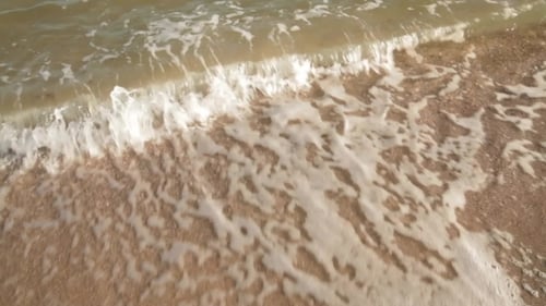 Sea. Sandy Beach, Tranquil Idyllic Scene