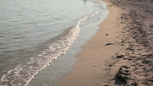 Sea. Sandy Beach, Tranquil Idyllic Scene