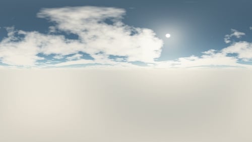 360 Degree Panoramic Sky And Clouds