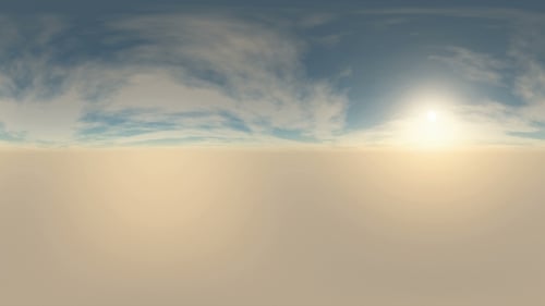 360 Degree Panoramic Sky And Clouds