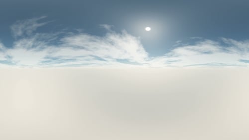 360 Degree Panoramic Sky And Clouds